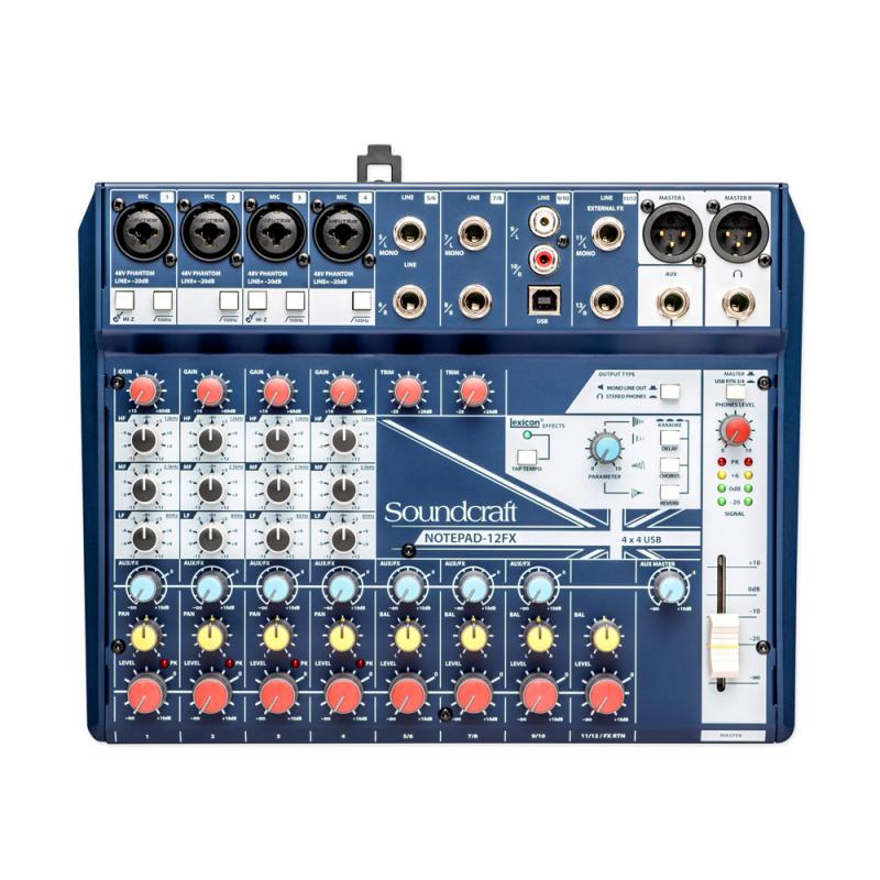 MIXER ANALOGO 12 CANALES NOTEPAD 12FX SOUNDCRAFT