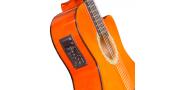 GUITARRA CLASICA ELECTROACUSTICA C-FUNDA 39 PULG. ACCACIA