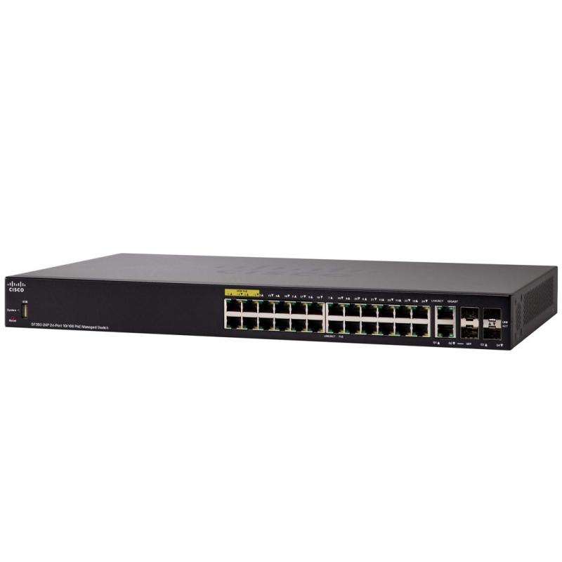 SWITCH POE 24-PORT 10/100 SF350-24P CISCO