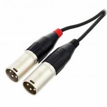 CABLE PLUG STEREO 6.3 A 2 XLR MACHO 3MT PRO SNAKE