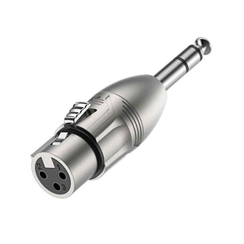 ADAPTADOR XLR/H 3PIN A PLUG 6.3 STEREO ROXTONE