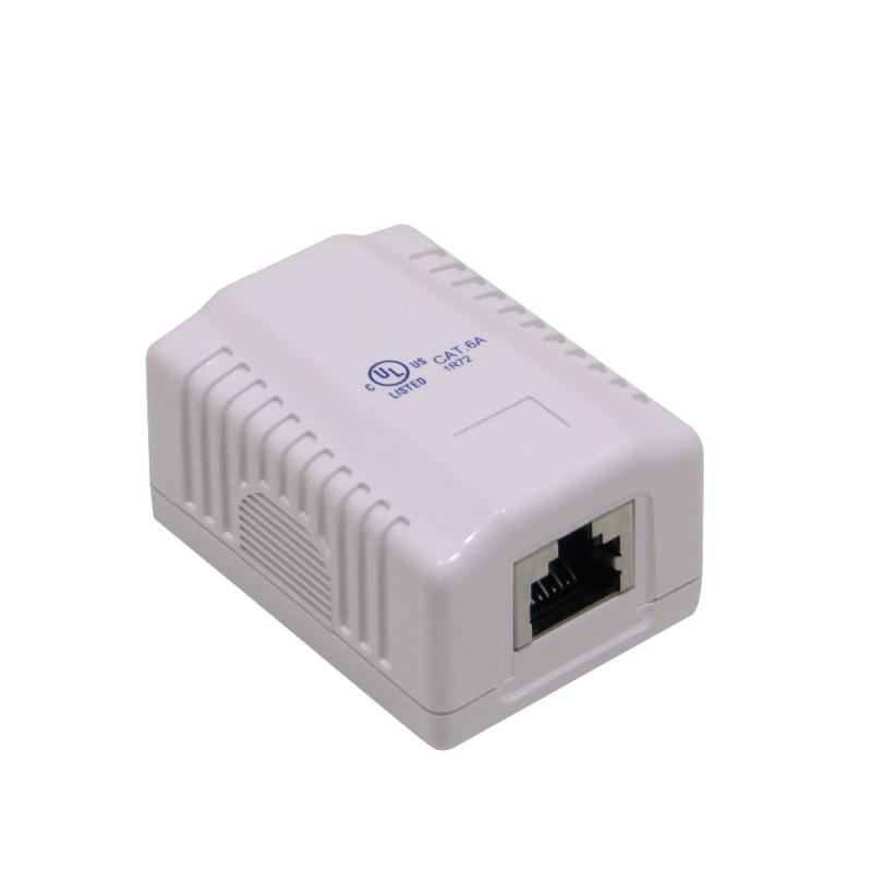 CONECTOR CAJA 1-RJ45 CAT6A BLINDADA RST-CAT6A LINKMADE