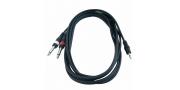 CABLE PATCH 3MT MINIPLUG-PLUG 1-4 RCL20914D4 ROCKCABLE