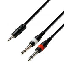 CABLE PATCH 3MT MINIPLUG-PLUG 1-4 RCL20914D4 ROCKCABLE