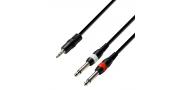 CABLE PATCH 3MT MINIPLUG-PLUG 1-4 RCL20914D4 ROCKCABLE